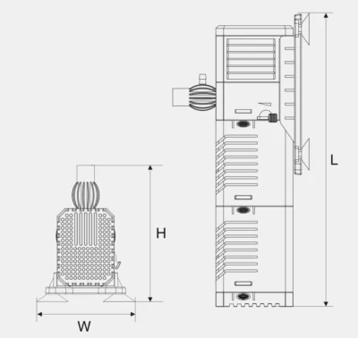 Sunsun Grech 3-in-1 Aquarium Submersible Filter Pump Water Pump for Fish Tank with Air Defuser
